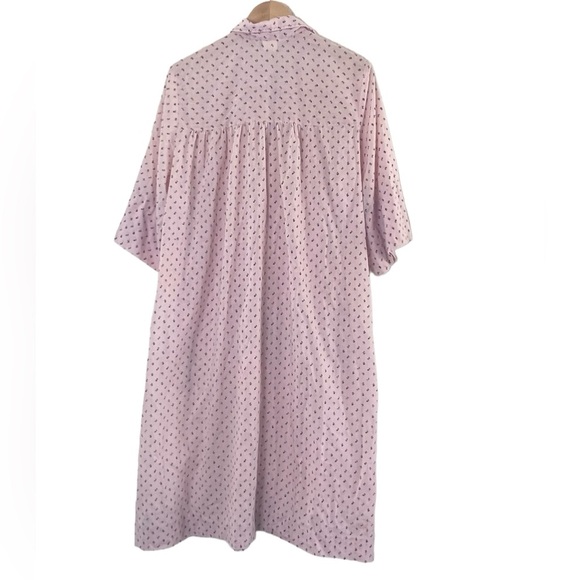 Models Coats | Vintage floral cottage maxi house coat night gown size la… - Picture 5 of 10